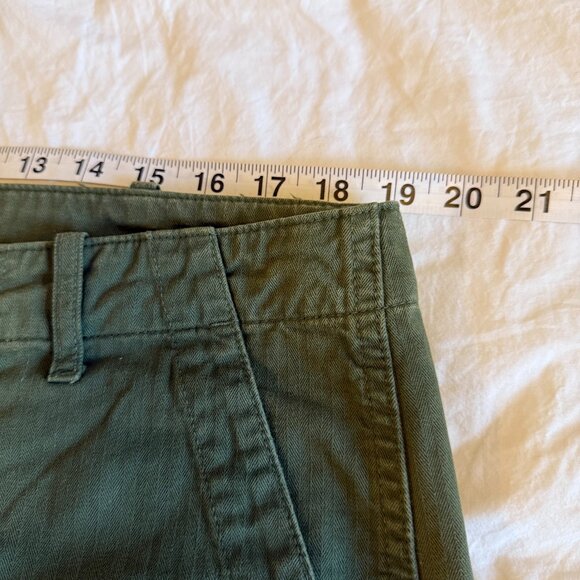 COE Studio Herringbone Pants in Olive Size 38 - Picture 7 of 8